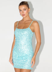 Danali Mini Dress - Blue