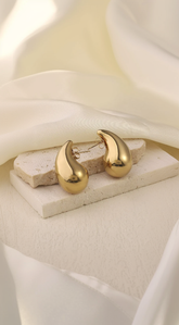 Water Drop 18K Gold Plated Earrings