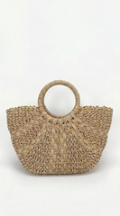 Seabreeze Straw Bag - Khaki