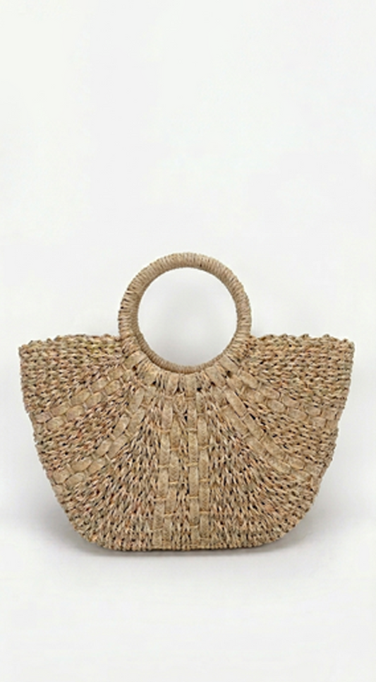 Seabreeze  Straw Bag  - Khaki