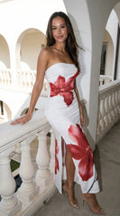 Rosavelle Floral Maxi Dress - White